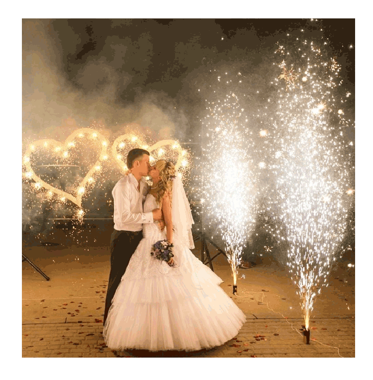 Организация пиротехнического шоу на свадьбу  Руза | ruza.salutsklad.ru