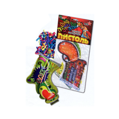 Пистоль Надувная хлопушка купить в Рузе | ruza.salutsklad.ru
