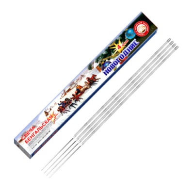 Новогодние 300-4 мм. Бенгальские огни купить в Рузе | ruza.salutsklad.ru