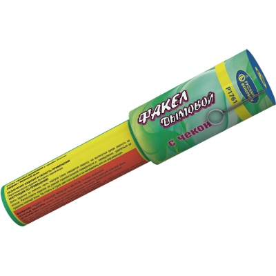 Дымовой (с чекой) зеленый Фальшфейер купить в Рузе | ruza.salutsklad.ru