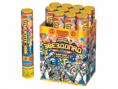 Звездопад 30 Пневматическая хлопушка купить в Рузе | ruza.salutsklad.ru