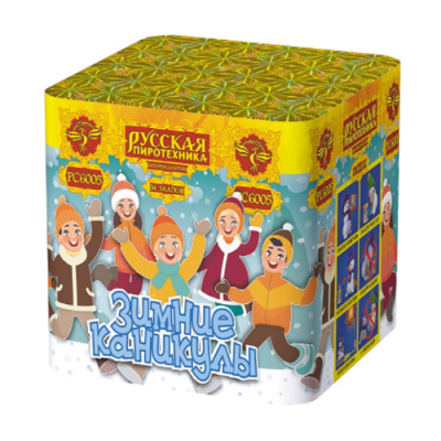 Зимние каникулы 36 Батарея салютов купить в Рузе | ruza.salutsklad.ru