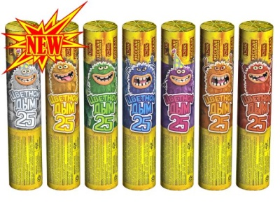 Цветной дым 25 Цветной дым купить в Рузе | ruza.salutsklad.ru