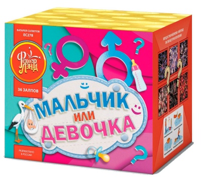 Мальчик или девочка М Фейерверк купить в Рузе | ruza.salutsklad.ru